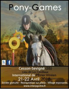 Pony Games International les 21 22 avril à Cesson-Sevigné