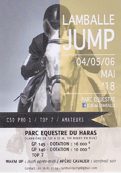 Lamballe Jump du 4 au 6 mai